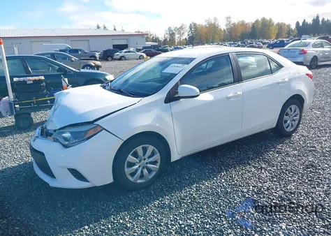 2014 Toyota Corolla Le z USA, uszkodzony, nr VIN 2T1BURHE3EC075886
